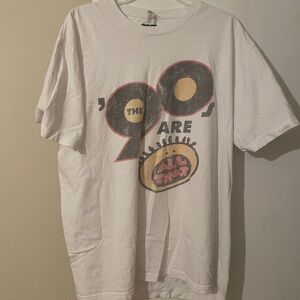 Nickelodeon White '90s Graphic Men's T-Shirt
